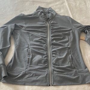 Izod Women's Silver Bomber Jacket